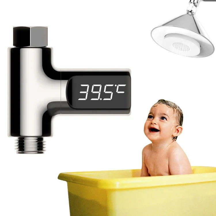 Nhiệt kế nước tắm trẻ em BD-LS-01 có màn hình LED xoay 360 độ, thế hệ đầu tiên