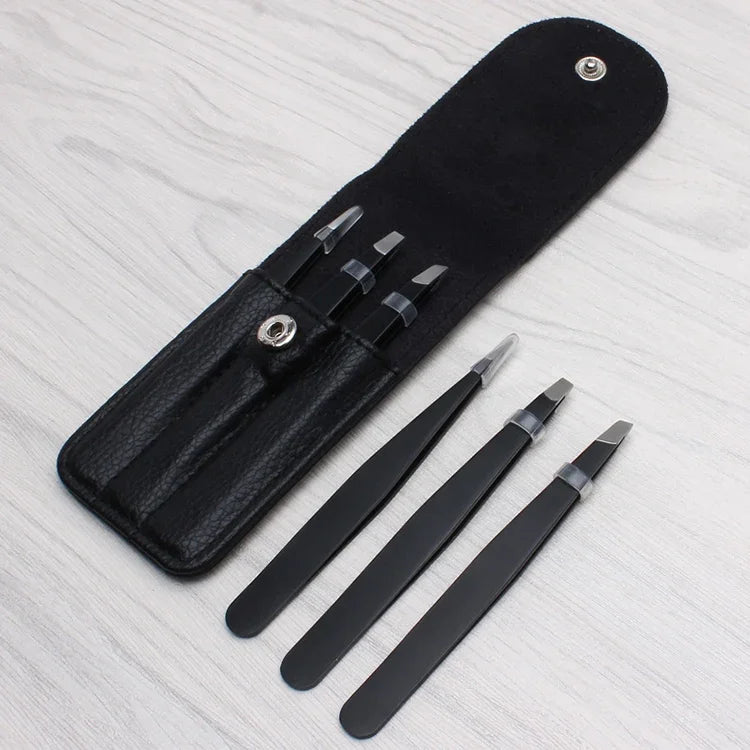 Kéo Tỉa Lông Mày Inox Di Động 3 trong 1