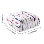 Màng bọc thực phẩm bằng nhôm dày có thể gập lại giữ nhiệt, kích thước: L (37 x 37 x 15cm), màu đỏ kích thước L