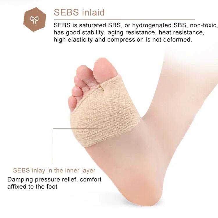 1 đôi bảo vệ ngón cái chân dạng ren, dày, siêu mềm, kích thước: L