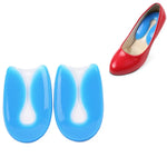 Đệm gót chân hình chữ U mềm mại, thoải mái, giảm sốc bằng silicone, kích thước: L(40-45 L)