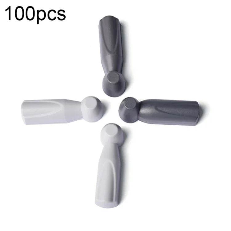 100pcs HTG-005 Small Hammer Anti-theft Magnetic Buckle EAS Anti-theft Sound and Magnetic Button Label for Supermarket Commodities, Random Color Delivery, HTG-005 Small Hammer