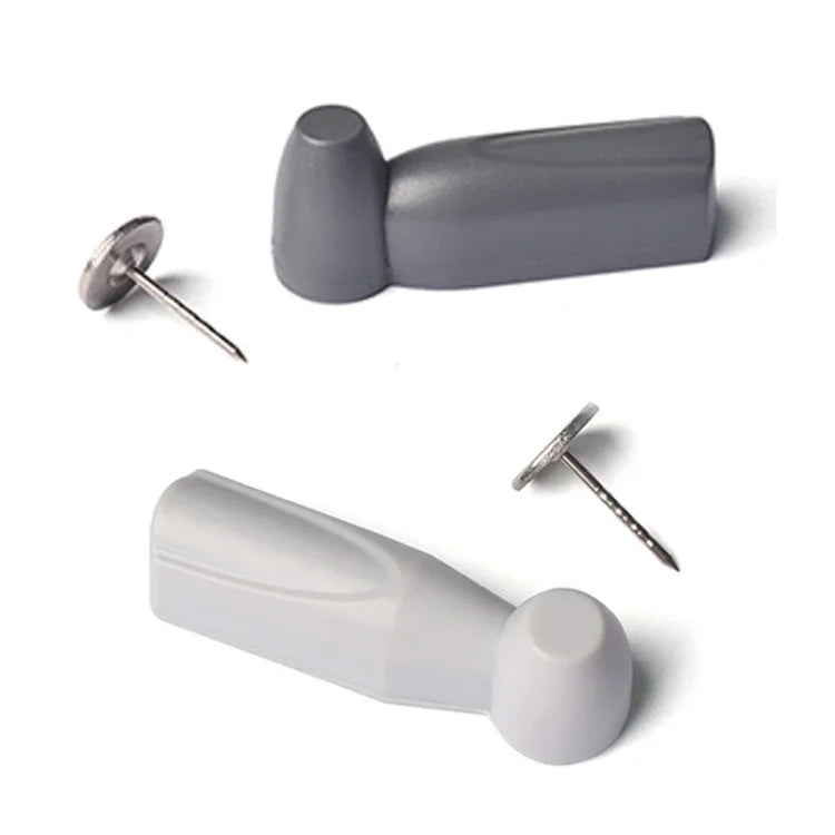 100 cái khóa chống trộm búa nhỏ HTG-005, khóa từ chống trộm EAS, nhãn nút âm thanh và từ tính cho hàng siêu thị, giao màu ngẫu nhiên, HTG-005 búa nhỏ