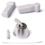 100 cái khóa chống trộm búa nhỏ HTG-005, khóa từ chống trộm EAS, nhãn nút âm thanh và từ tính cho hàng siêu thị, giao màu ngẫu nhiên, HTG-005 búa nhỏ