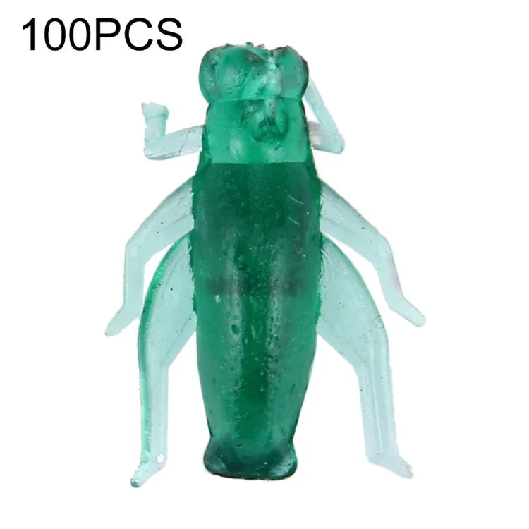 100 chiếc mồi câu giả hình dế, chiều dài: 2cm, hình dế