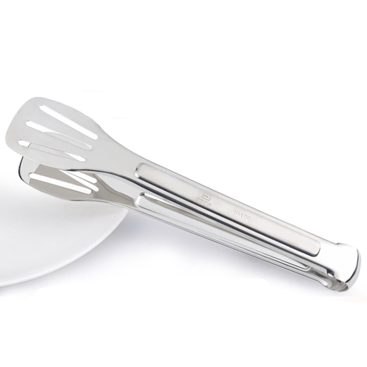 Kẹp thịt nướng bằng thép không gỉ, kẹp bít tết BBQ, xẻng nướng, kẹp thực phẩm, kẹp bánh mì, chiều dài: 24cm