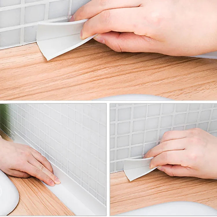 Băng keo chống thấm nước và chống mốc PE cho nhà bếp và phòng tắm, kích thước: 60mm x 3.35m, băng keo chống mốc