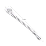 Ống hút inox lọc lá trà, bộ lọc trà thảo mộc, muỗng khuấy cà phê quán cà phê