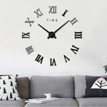 Đồng hồ treo tường trang trí phòng khách sáng tạo 40 inch có tiếng tích tắc