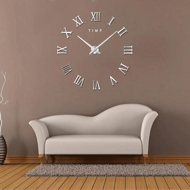 Đồng hồ treo tường trang trí phòng khách sáng tạo 40 inch có tiếng tích tắc