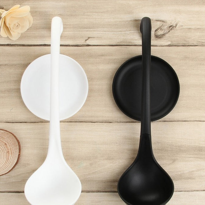 Muỗng canh đứng kèm khay cho nhà bếp gia đình hoặc thương mại, kích thước muỗng: 28.5*8.2cm