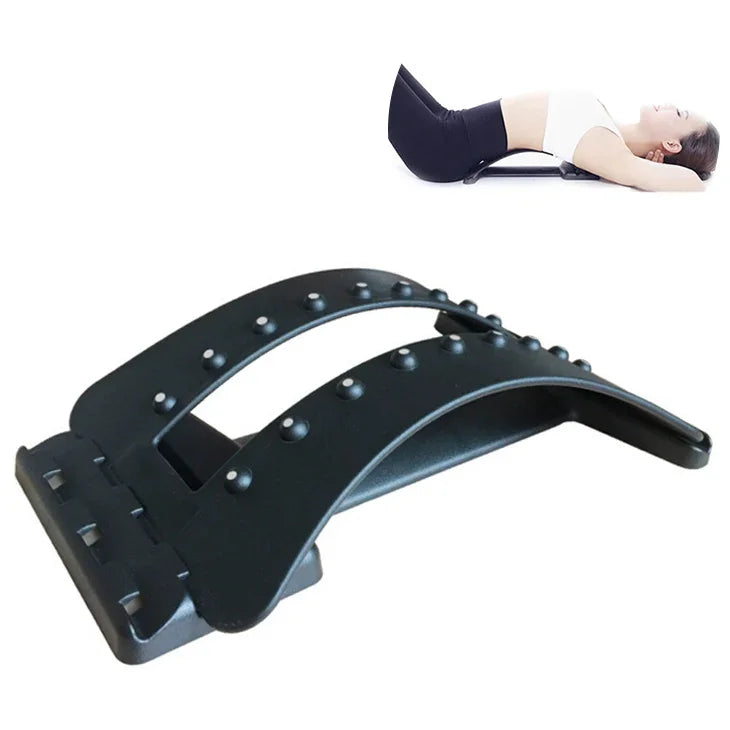 Máy trị liệu từ tính 18 nam châm kéo giãn cột sống, máy kéo thắt lưng mát xa