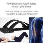 Máy trị liệu từ tính 18 nam châm kéo giãn cột sống, máy kéo thắt lưng mát xa