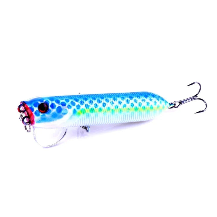 Mồi câu giả HENGJIA Popper bionic có móc, chiều dài: 9.5 cm, giao màu ngẫu nhiên, chiều dài: 9.5 cm