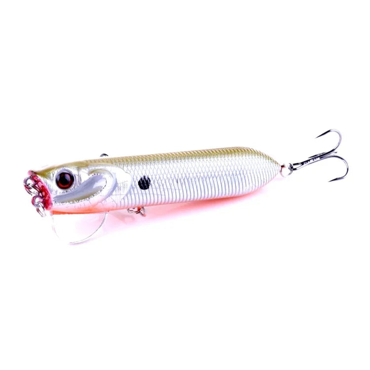 Mồi câu giả HENGJIA Popper bionic có móc, chiều dài: 9.5 cm, giao màu ngẫu nhiên, chiều dài: 9.5 cm