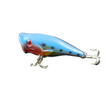 Mồi câu nhân tạo HENGJIA Popper bionic bằng nhựa có móc, dài 6,5 cm, giao màu ngẫu nhiên, dài 6,5 cm