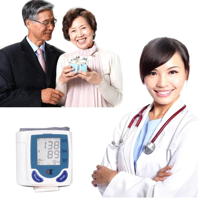 Máy Đo Huyết Áp Cổ Tay Tự Động Toàn Phần, Bộ Nhớ 90 Lần