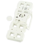 Đồng hồ báo thức treo tường LED kỹ thuật số 3D đa chức năng lớn có chức năng tạm dừng, hiển thị 12/24 giờ cho nhà, bếp, văn phòng, DC 5V, chứng nhận CE, thân trắng chữ xanh lá, thân trắng chữ xanh dương, thân trắng chữ đỏ