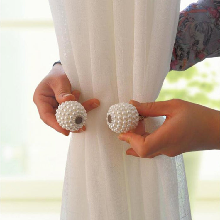 Dây buộc rèm nam châm ngọc trai thời trang
