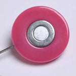 2 chiếc dây buộc rèm nam châm dây thép nhựa resin mắt mèo thời trang