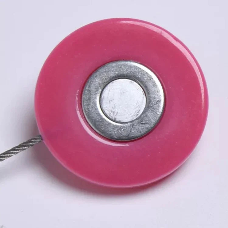 2 chiếc dây buộc rèm nam châm dây thép nhựa resin mắt mèo thời trang