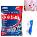 Chỉ Nha Khoa An Toàn Siêu Mịn Fawnmum Tăm Chỉ Răng Căng Siêu Mạnh, 2 Gói / (180 Cái)