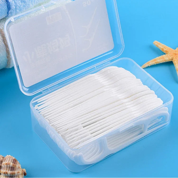 Que chỉ nha khoa an toàn siêu mảnh Fawnmum, 50 que/hộp, 2 hộp/(50 que)