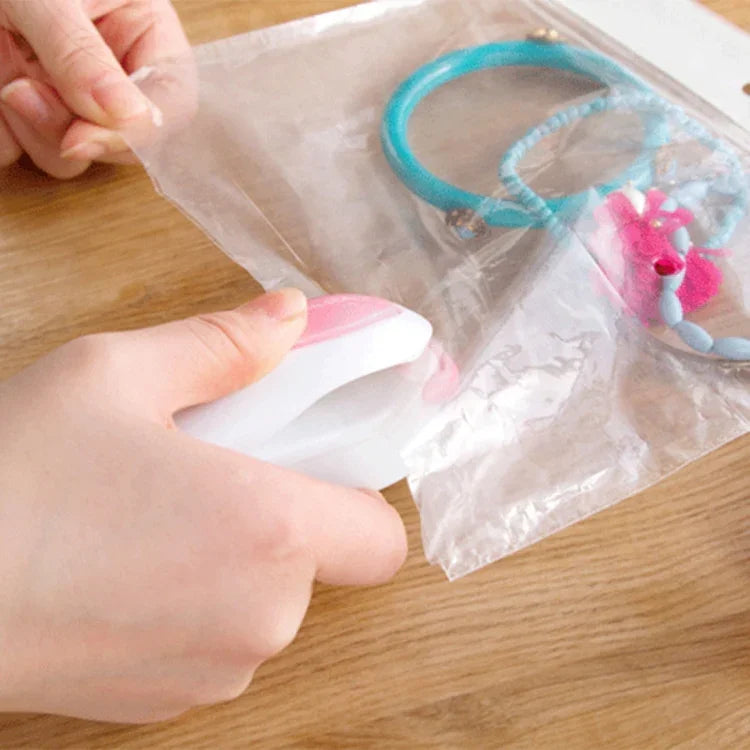 Máy hàn nhiệt mini di động, kẹp hàn túi nhựa, giao màu ngẫu nhiên, hàn nhiệt
