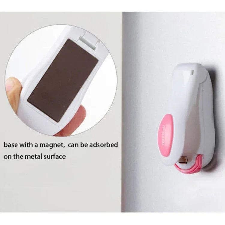 Máy hàn nhiệt mini di động, kẹp hàn túi nhựa, giao màu ngẫu nhiên, hàn nhiệt