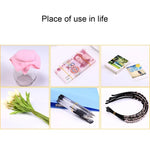 Dây Thun Đỏ Bền Đàn Hồi Dùng Văn Phòng, Trường Học, Văn Phòng Phẩm, 1KG Túi, Màu Đỏ