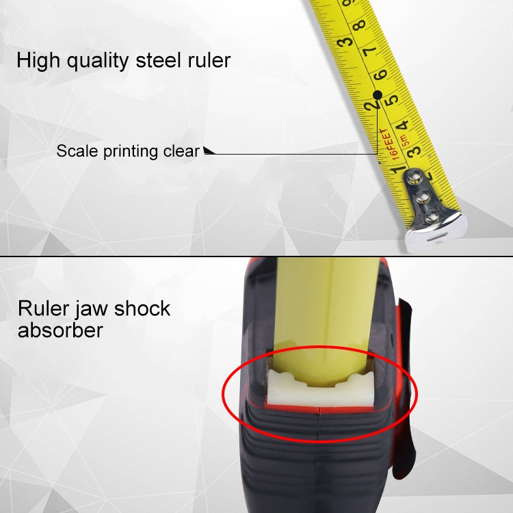 Aoben Retractable Ruler Measuring Tape Portable Pull Ruler Mini Tape Measure, Length: 7.5m Width: 25mm, Length: 7.5m Width: 25mm