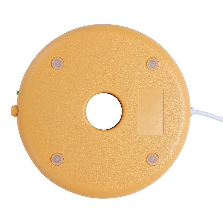 Cáp nguồn USB thiết kế bánh rán, thảm giữ ấm cốc trà cà phê trên bàn, bánh rán