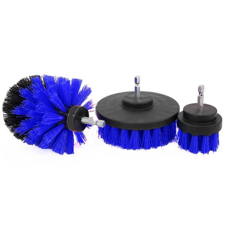 Bộ 3 Bàn Chải Vệ Sinh Nhà Tắm Nhà Bếp Dùng Cho Máy Khoan Điện, 3 Trong 1 (Xanh Lá), 3 Trong 1 (Xanh Dương), 3 Trong 1 (Đỏ), 3 Trong 1 (Vàng)