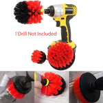 Bộ 3 Bàn Chải Vệ Sinh Nhà Tắm Nhà Bếp Dùng Cho Máy Khoan Điện, 3 Trong 1 (Xanh Lá), 3 Trong 1 (Xanh Dương), 3 Trong 1 (Đỏ), 3 Trong 1 (Vàng)
