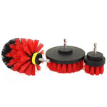 Bộ 3 Bàn Chải Vệ Sinh Nhà Tắm Nhà Bếp Dùng Cho Máy Khoan Điện, 3 Trong 1 (Xanh Lá), 3 Trong 1 (Xanh Dương), 3 Trong 1 (Đỏ), 3 Trong 1 (Vàng)