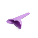 Bình tiểu nữ di động bằng silicone cho phụ nữ đi vệ sinh khi cắm trại du lịch, giao màu ngẫu nhiên, dụng cụ vệ sinh khẩn cấp