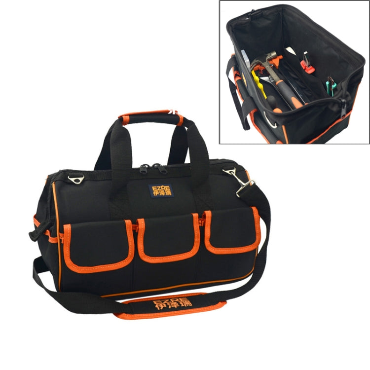 EZRE Multi-function Oxford Cloth Electrician Belt Pouch Maintenance Tools Handbag Shoulder Bag Convenient Tool Bag, Size : 15 inch, Size : 15 inch (EZRE)