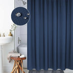 Rèm phòng tắm chống thấm nước và chống mốc dày dặn, vải polyester họa tiết tổ ong, kích thước: 150*200cm