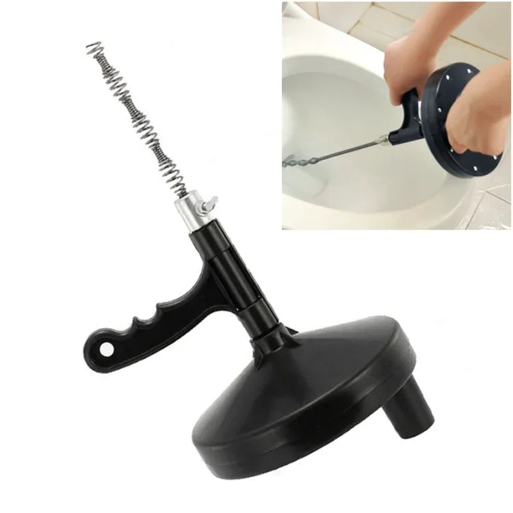 Dụng cụ thông tắc ống cống nhà bếp và nhà vệ sinh đầu kim loại dài 5m, dụng cụ thông tắc ống