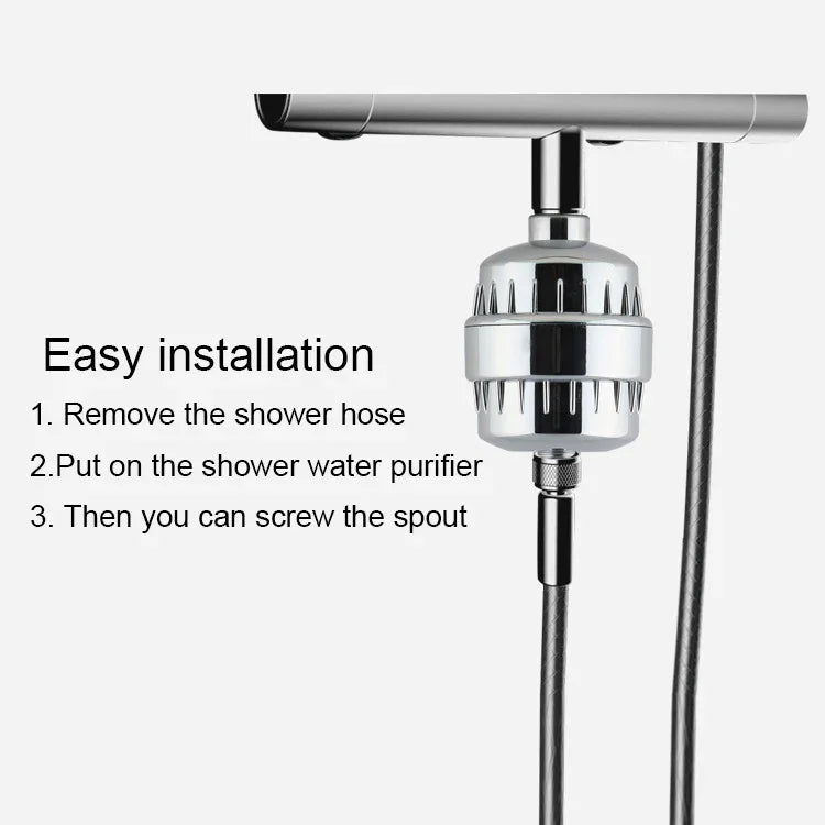 Bộ lọc clo vòi sen lọc nước tắm, giao diện: 2.1cm / 2.7cm, bộ lọc vòi 2.1cm / 2.7cm