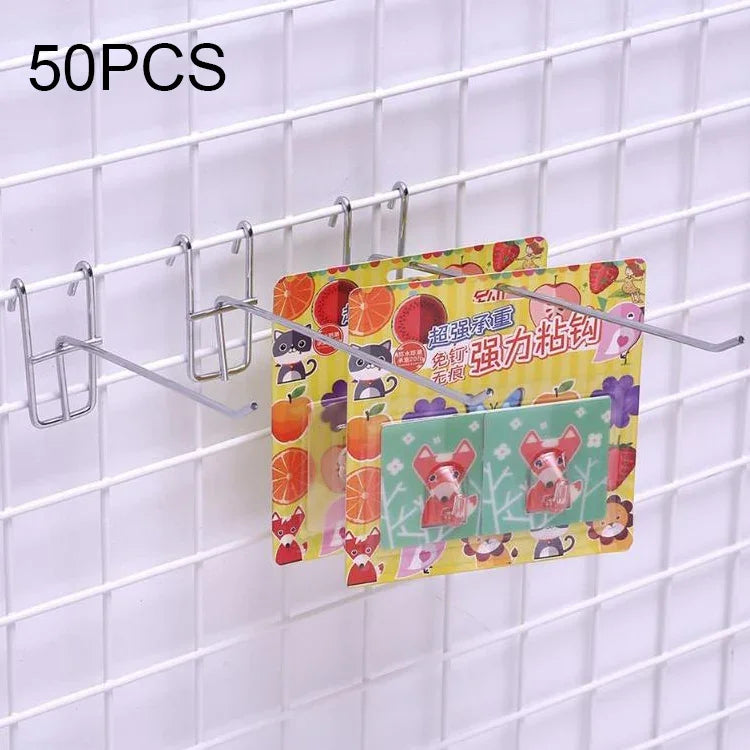 10 móc kệ lưới sắt siêu thị 3,5mm, chiều dài: 20cm, 3,5mm 20cm
