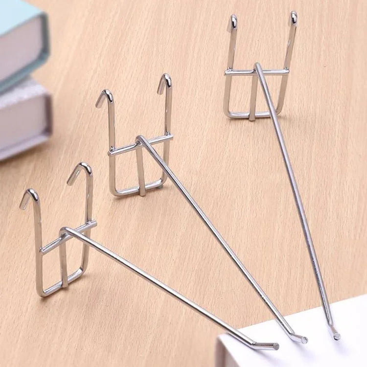 10 móc kệ sắt siêu thị 3,5mm, dài 5cm