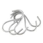 10 cái móc kim loại thép không gỉ hình chữ S đa năng 2.5mm, Chiều dài: 5.5cm, 5.5cm