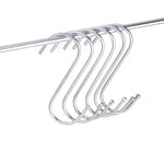 10 cái móc kim loại thép không gỉ hình chữ S đa năng 3mm, Chiều dài: 7cm, 7cm