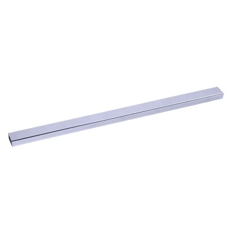 Móc thanh ngang vuông mạ điện 15x30mm cho kệ siêu thị, dài 1m