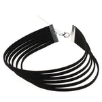3 chiếc vòng cổ flannel 6 lớp kiểu châu Âu và Mỹ, giao màu ngẫu nhiên, RBXL