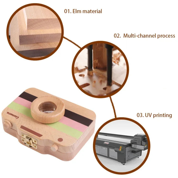 Hộp gỗ sáng tạo cho trẻ em để bảo quản răng sữa rụng, hộp lưu trữ răng trẻ em, HC2455A, HC2455B, HC2455C, HC2455D
