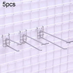 5 cái móc đôi kệ lưới sắt siêu thị 5.8mm, chiều dài: 15cm, 5.8mm 15cm
