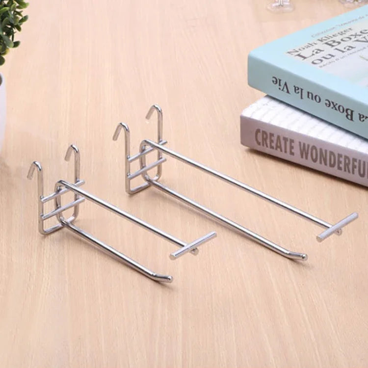 5 cái móc đôi kệ lưới sắt siêu thị 5.8mm, chiều dài: 15cm, 5.8mm 15cm