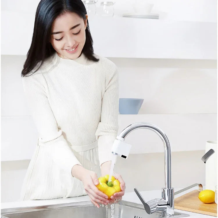 Vòi nước thông minh Xiaomi cảm biến hồng ngoại tiết kiệm nước, thiết bị tiết kiệm năng lượng nhà bếp, vòi nước thông minh Xiaomi